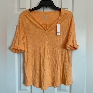 Chico's Vibrant Orange Tee